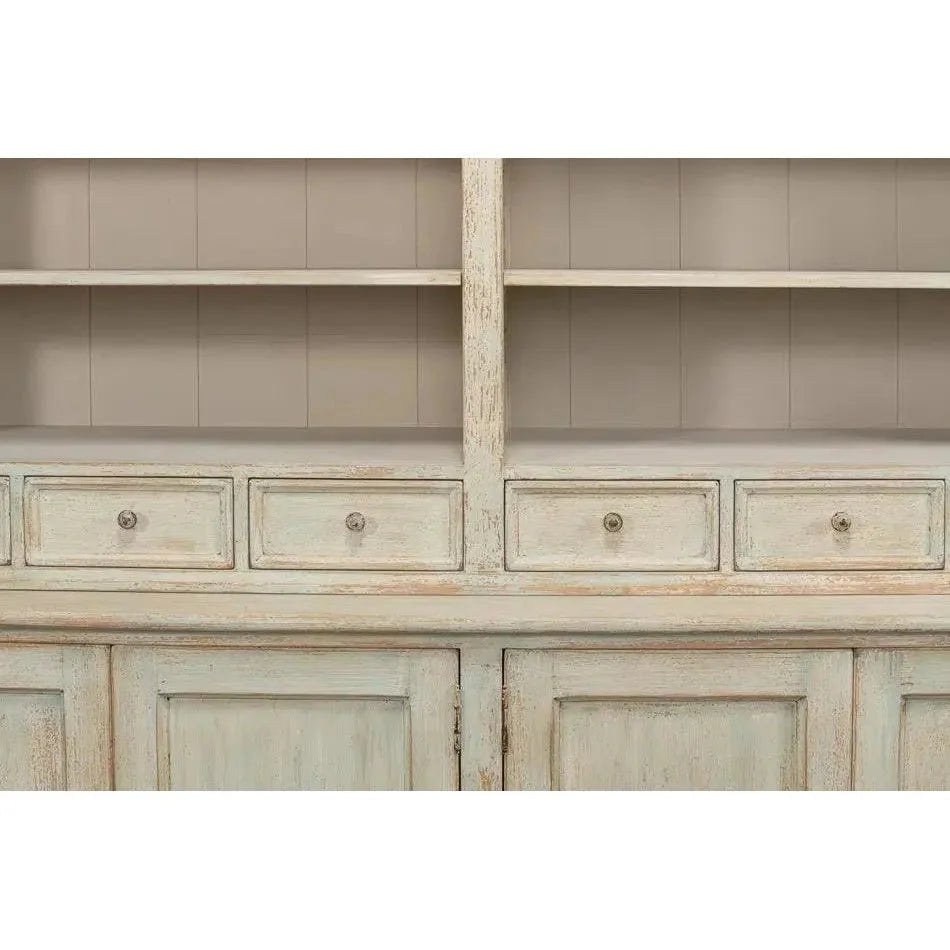 Angelique Bookcase With Cabinets and Drawers - LOOMLAN - Sarreid - Bookcases