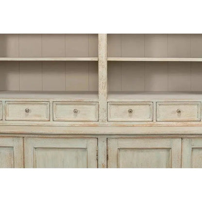 Angelique Bookcase With Cabinets and Drawers - LOOMLAN - Sarreid - Bookcases