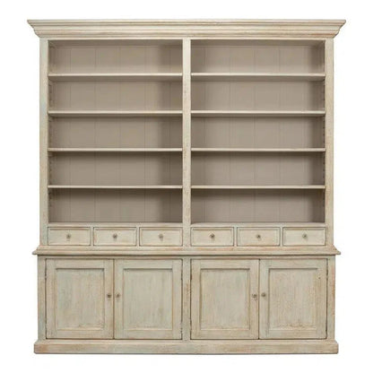 Angelique Bookcase With Cabinets and Drawers - LOOMLAN - Sarreid - Bookcases
