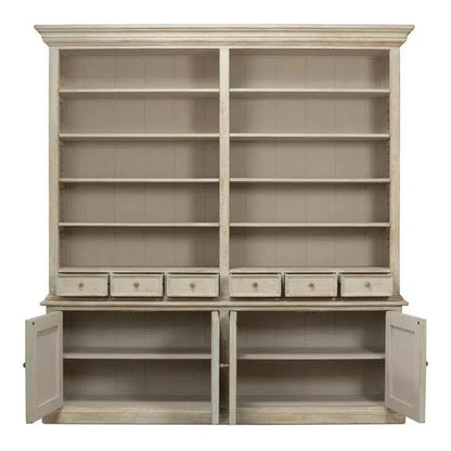 Angelique Bookcase With Cabinets and Drawers - LOOMLAN - Sarreid - Bookcases