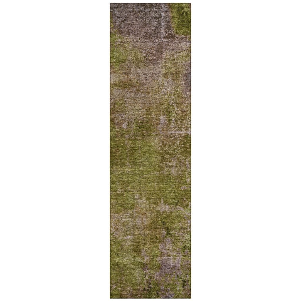 LOOMLAN Rugs Anjari Green Washable Indoor-Outdoor Rug