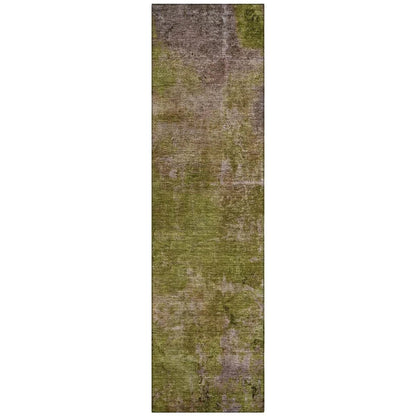 LOOMLAN Rugs Anjari Green Washable Indoor-Outdoor Rug