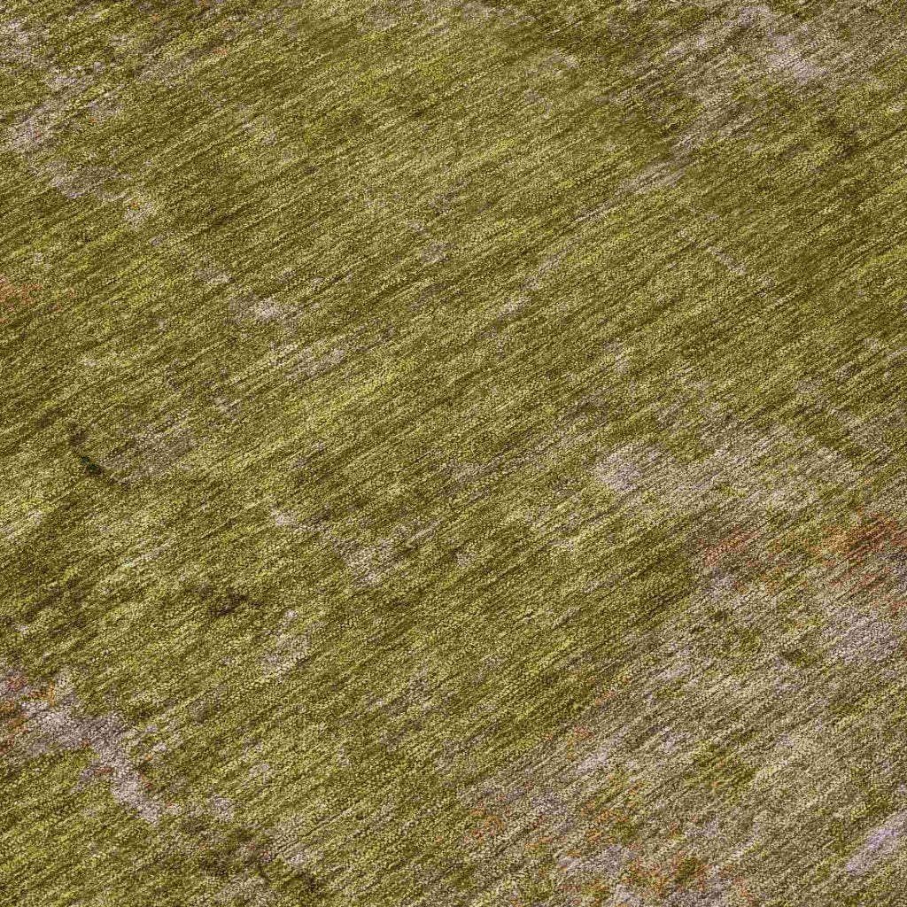 LOOMLAN Rugs Anjari Green Washable Indoor-Outdoor Rug