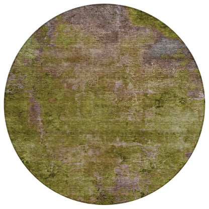 LOOMLAN Rugs Anjari Green Washable Indoor-Outdoor Rug