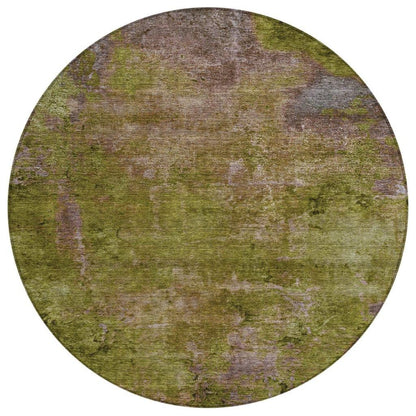 LOOMLAN Rugs Anjari Green Washable Indoor-Outdoor Rug