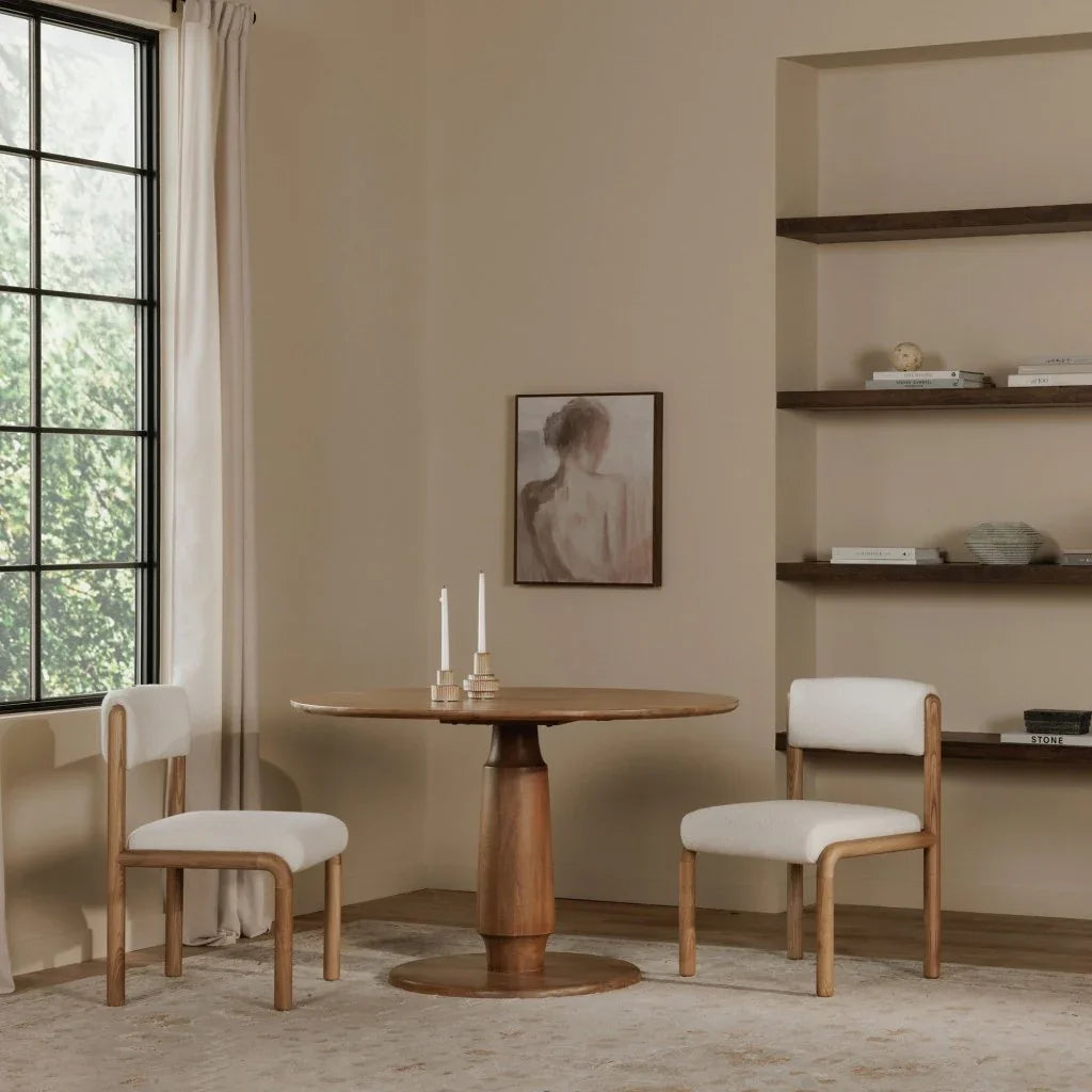 April Wooden Frame Dining Chair (Set Of 2) - LOOMLAN - Moe's Home - Dining Chairs