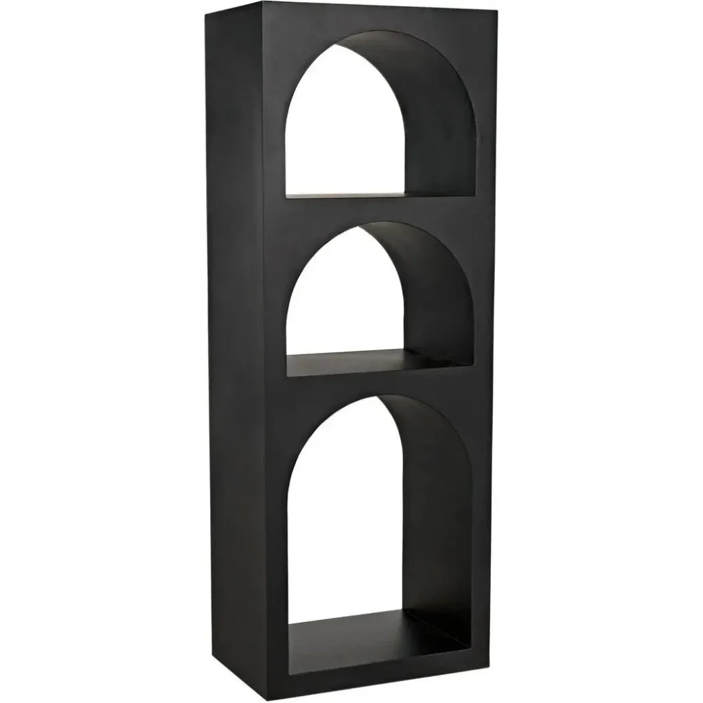 Aqueduct Black Metal Etagere