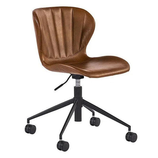 SUNPAN Arabella Leather Armless Office Chair