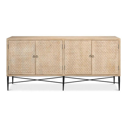 Sarreid Archie Four Door Credenza for Dining Room