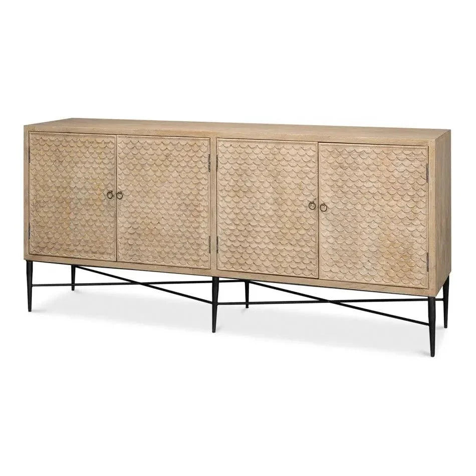 Sarreid Archie Four Door Credenza for Dining Room