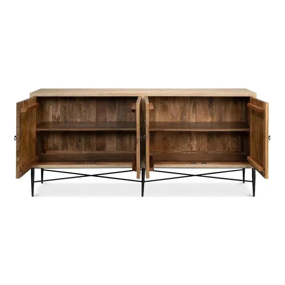 Sarreid Archie Four Door Credenza for Dining Room