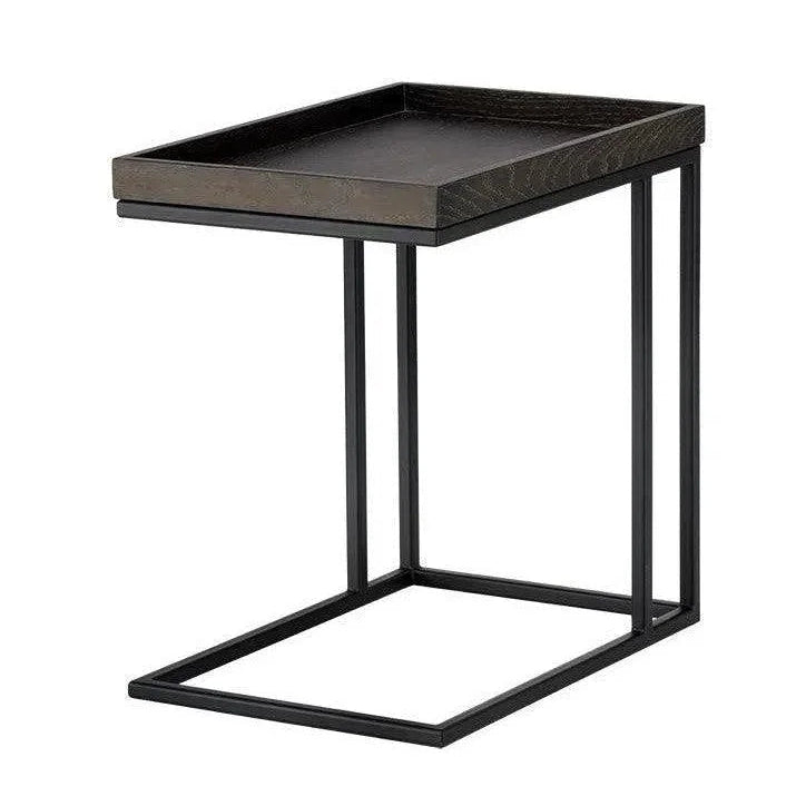 SUNPAN Arden C-Shaped Wooden Rectangular Side Table