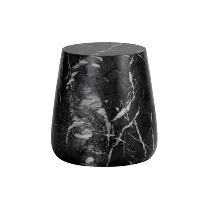 Aries Concrete Outdoor Round End Table