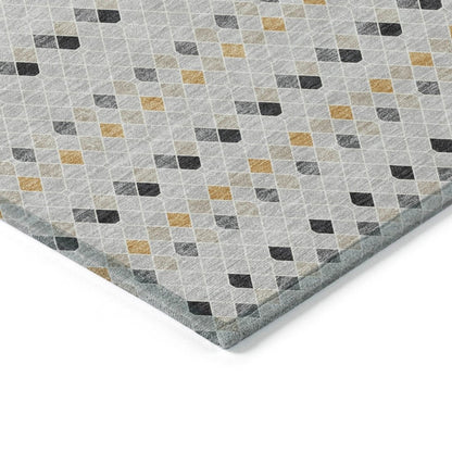 LOOMLAN Rugs Artexa Gray Washable Indoor-Outdoor Rug
