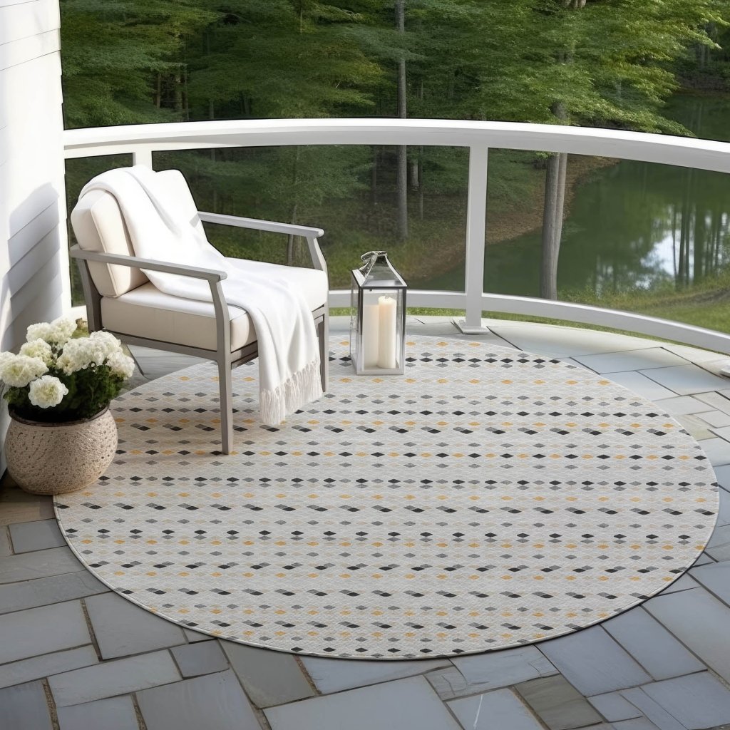 LOOMLAN Rugs Artexa Gray Washable Indoor-Outdoor Rug