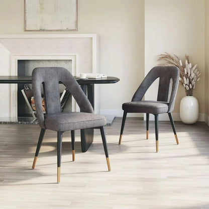 Artus Performance Fabric Armless Dining Chair - LOOMLAN - Zuo Modern - Dining Chairs