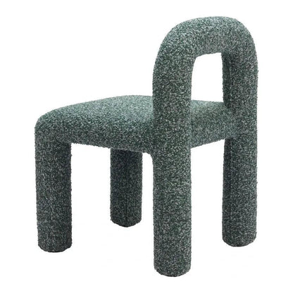 Arum Snowy Green Armless Dining Chair 2PC - LOOMLAN - Zuo Modern - Dining Chairs