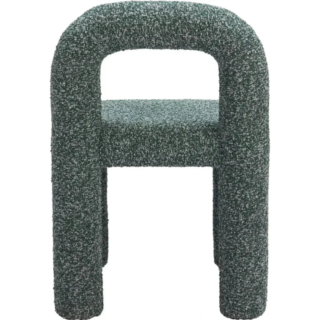 Arum Snowy Green Armless Dining Chair 2PC - LOOMLAN - Zuo Modern - Dining Chairs