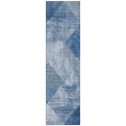 Arvaya Blue Washable Indoor - Outdoor Rug - LOOMLAN - LOOMLAN Rugs - Outdoor Rugs