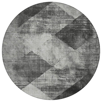 LOOMLAN Rugs Arvaya Gray Washable Indoor-Outdoor Rug