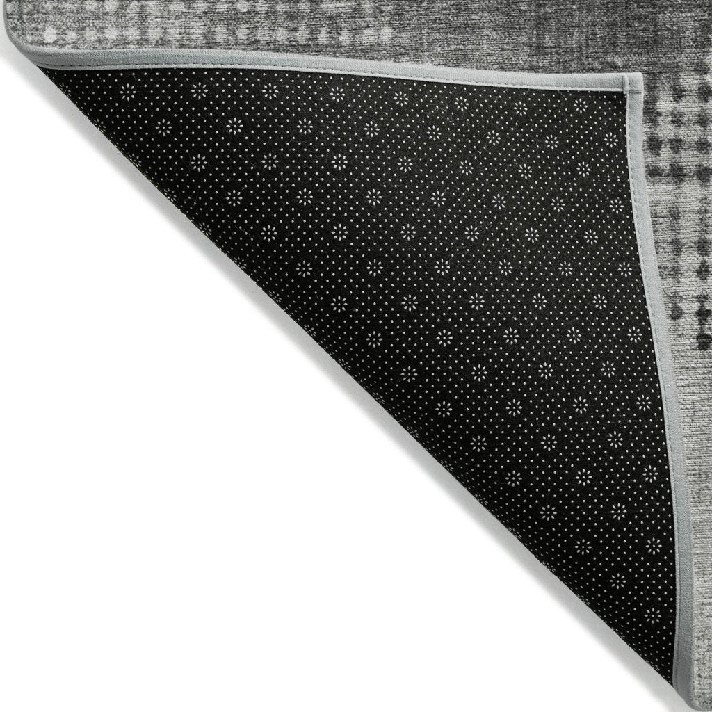 LOOMLAN Rugs Arvaya Gray Washable Indoor-Outdoor Rug