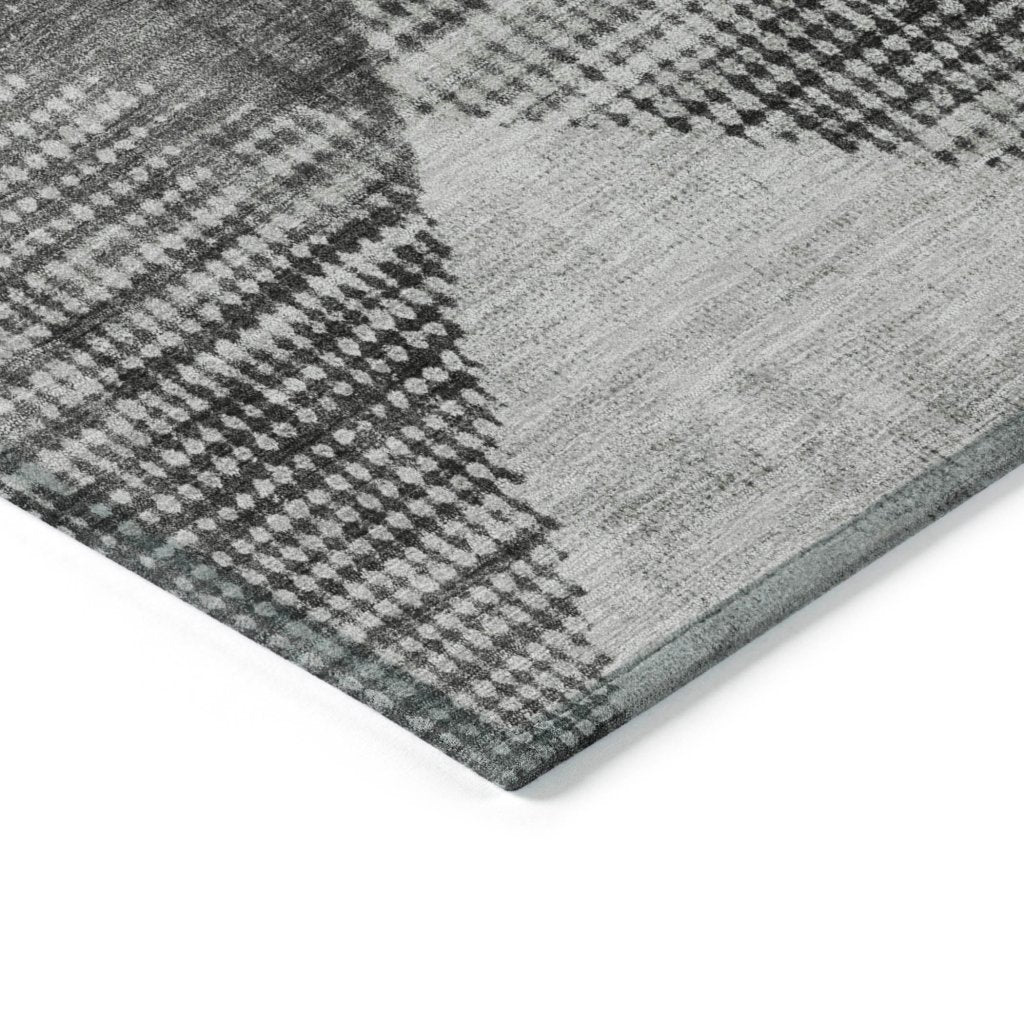 LOOMLAN Rugs Arvaya Gray Washable Indoor-Outdoor Rug