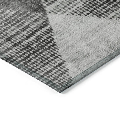 LOOMLAN Rugs Arvaya Gray Washable Indoor-Outdoor Rug