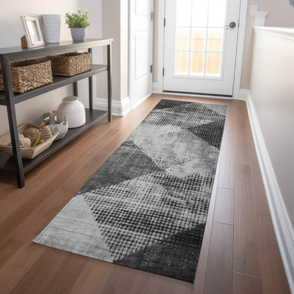 LOOMLAN Rugs Arvaya Gray Washable Indoor-Outdoor Rug