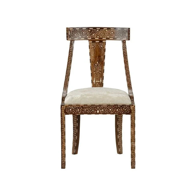 Chelsea House Aryana Artistic Wooden Frame Armless Chair