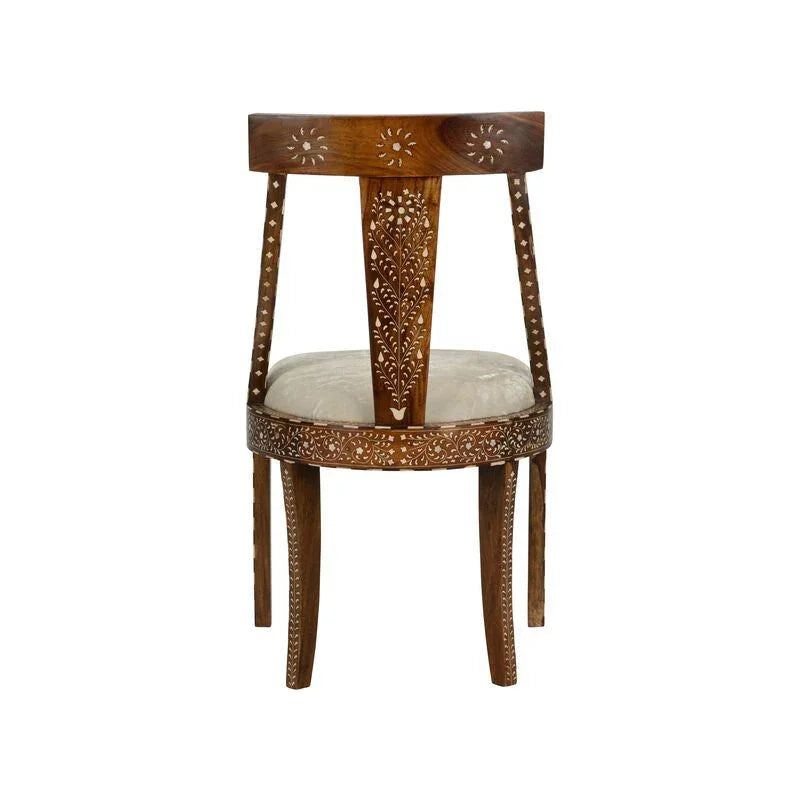Chelsea House Aryana Artistic Wooden Frame Armless Chair