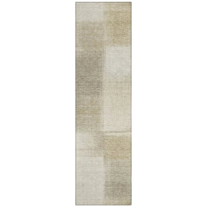 Asha Brown Washable Indoor-Outdoor Rug