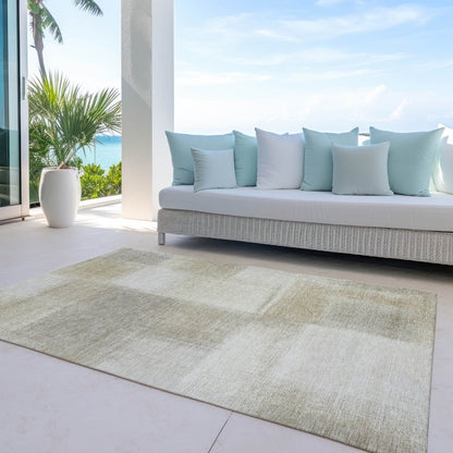 Asha Brown Washable Indoor - Outdoor Rug - LOOMLAN - LOOMLAN Rugs - Outdoor Rugs