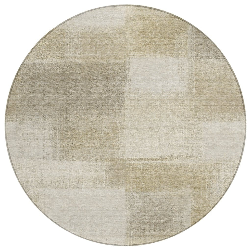 Asha Brown Washable Indoor - Outdoor Rug - LOOMLAN - LOOMLAN Rugs - Outdoor Rugs