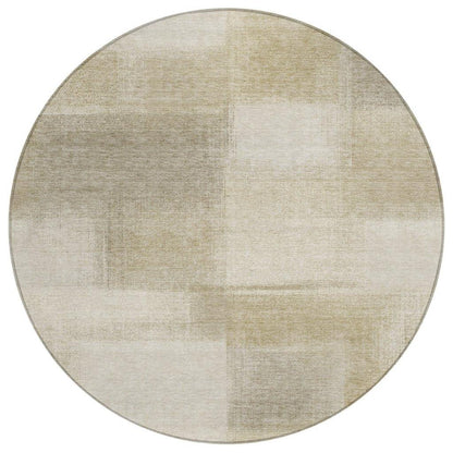 Asha Brown Washable Indoor-Outdoor Rug