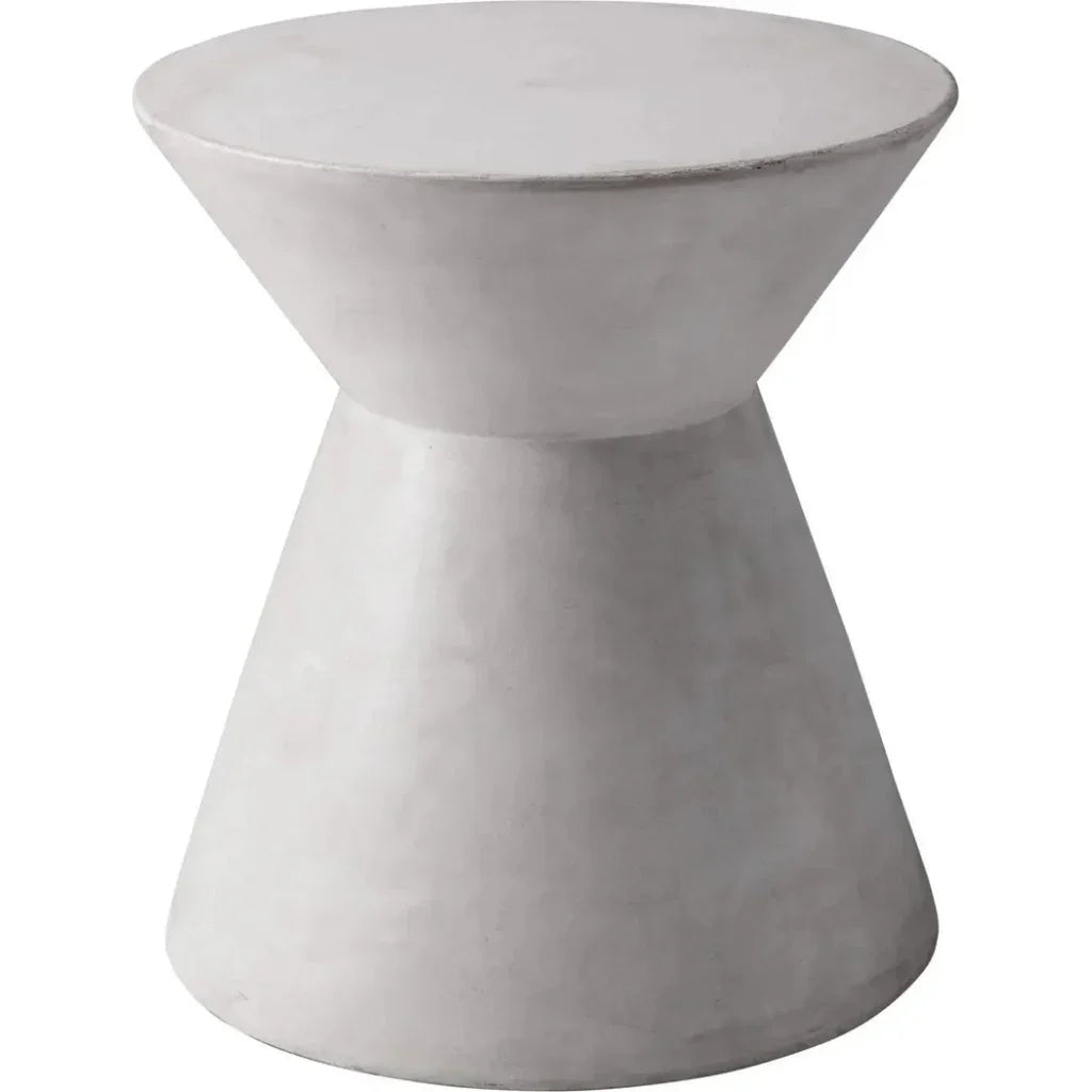 SUNPAN Astley Concrete Outdoor Round End Table