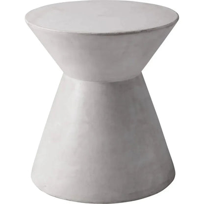 SUNPAN Astley Concrete Outdoor Round End Table