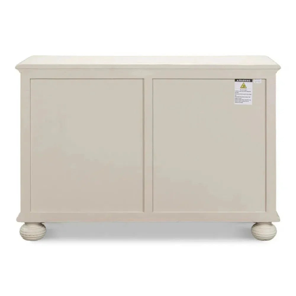 Astrid Entrance Commode Antique White - LOOMLAN - Sarreid - Dressers