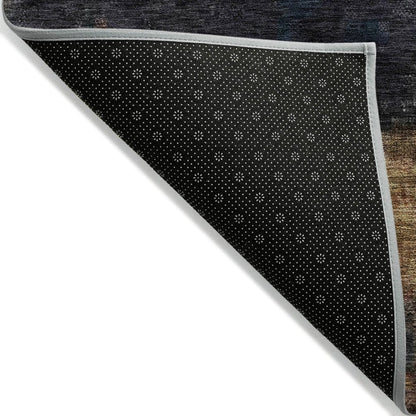 LOOMLAN Rugs Atalika Gray Washable Indoor-Outdoor Rug