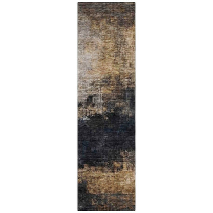 LOOMLAN Rugs Atalika Gray Washable Indoor-Outdoor Rug