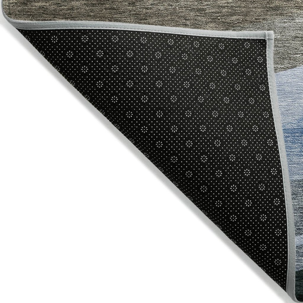 LOOMLAN Rugs Athena Brown Washable Indoor-Outdoor Rug