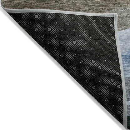 LOOMLAN Rugs Athena Brown Washable Indoor-Outdoor Rug