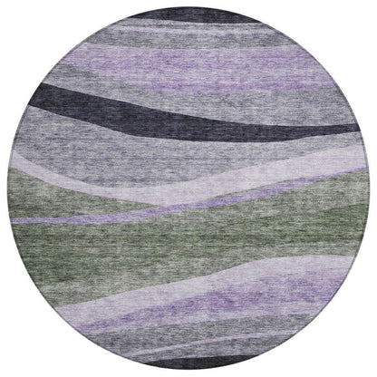 LOOMLAN Rugs Athena Green Washable Indoor-Outdoor Rug