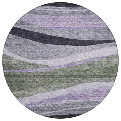 LOOMLAN Rugs Athena Green Washable Indoor-Outdoor Rug