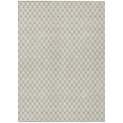 LOOMLAN Rugs Auralyn Brown Washable Indoor-Outdoor Rug