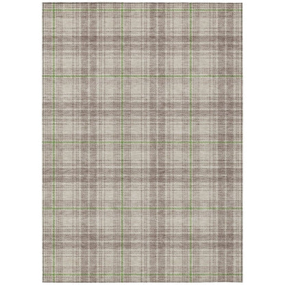 LOOMLAN Rugs Aurora Beige Washable Indoor-Outdoor Rug