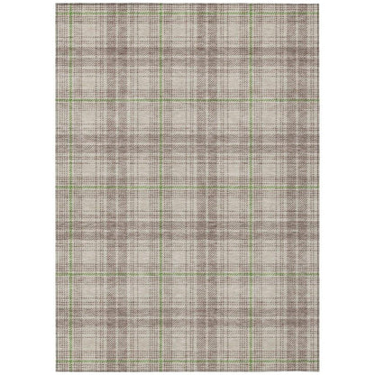 LOOMLAN Rugs Aurora Beige Washable Indoor-Outdoor Rug
