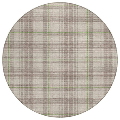 LOOMLAN Rugs Aurora Beige Washable Indoor-Outdoor Rug