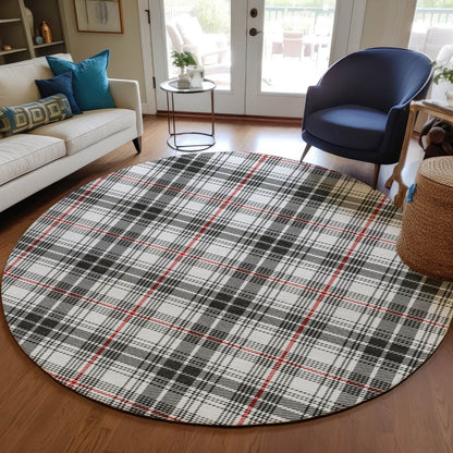 Aurora Black Washable Indoor - Outdoor Rug - LOOMLAN - LOOMLAN Rugs - Outdoor Rugs