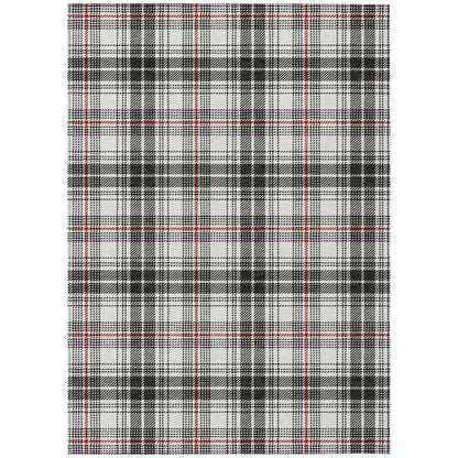 Aurora Black Washable Indoor - Outdoor Rug - LOOMLAN - LOOMLAN Rugs - Outdoor Rugs