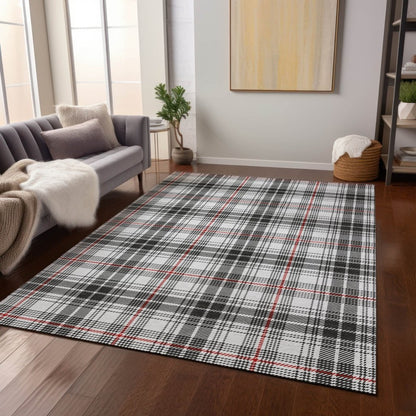 Aurora Black Washable Indoor - Outdoor Rug - LOOMLAN - LOOMLAN Rugs - Outdoor Rugs